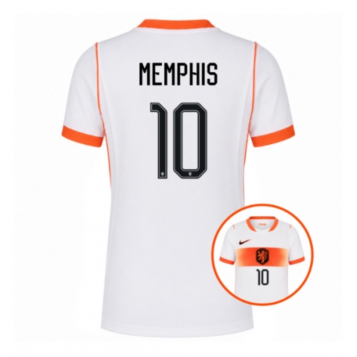 Billige Fotballdrakt Nederland Memphis Depay #10 Replika Bortedrakt Dame VM 2026 Kortermet Billige Fotballdrakt Nederland Memphis Depay #10 Replika Bortedrakt Dame VM 2026 Kortermet